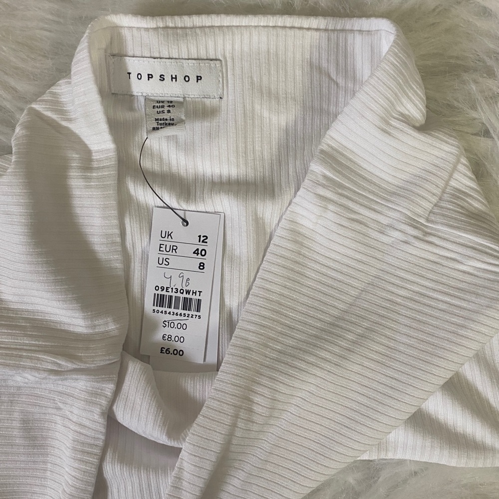 Nordstrom’s Topshop ribbed knit boobtube - Picture 4 of 7